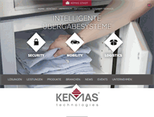 Tablet Screenshot of kemas.de